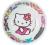 TALERZYKI Hello Kitty Bamboo urodziny talerze