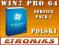 Oryginalny Windows 7 Professional SP1 x64 PL DVD