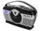 Czarny Retro z pilotem CD/MP3, USB, karta, AM/ FM