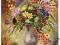 POCZTÓWKA - OBRAZ KWIATÓW LAT 70 SP3580