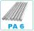 Pręt wałek aluminiowy aluminium fi 35 50cm PA6