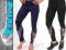 bawełniane LEGGINSY getry DAMSKIE fitness 2skin M