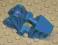 32475 Blue Bionicle Foot with Ball Joint Socket 3