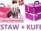 zestaw MANICURE HYBRYDOWY 10+lakier lampa + KUFER