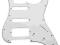 Pickguard 3P S-S-H BIALY Typ Strat62