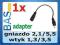 Adapter gniazdo 2,1/5,5 na wtyk 1,3/3,5  _#15868