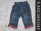 DISNEY _ UROCZE JEANSOWE SPODNIE _ 56 0-2m