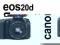 Canon EOS 20d Cyfrowa lustrzanka 18-55 Kit 8 Mpix