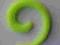Spirala   4mm - żółto-zielona mat  !!!