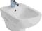 BIDET WISZĄCY QUADRA STYLE + BATERIA BIDETOWA KPL