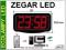 Zegar led ,zegary, wyświetlacz led 18,5 x 35 pilot