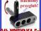 Rozdzielacz gniazda zapalniczki 3 wejście + USB FV