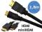 KABEL HDMI MINI HDMI 1,8 M POZLACANE KONCOWKI