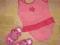 Różowy strój i klapki HELLO KITTY H&amp;M 9-12m