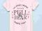 PULL&amp;BEAR KIDS różowy t-shirt 128,7-8