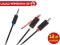 X KABEL JACK 3,5 - 2x RCA CABLETECH KPO3952-3