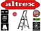 Drabiny drabina aluminiowa 3 stopniowa ATREX Drabiny drabina aluminiowa 3 stopniowa ATREX