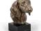 Jamnik statuetka z brązu na marmurze Art Dog