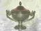ANTYK CUKIERNICA CUKIERNICZKA Z CYNY ZDOBIENIA