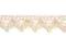dekowarsztat koronka szydełkowa lamówka ecru 19mm