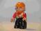 LS nowe lego DUPLO figurka PAN robotnik czer/czar