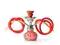 SHISHA 2-OSOBOWA CZERWONA - 25 CM - Warszawa