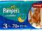 PAMPERS ACTIVE 3 70 szt +GRATIS NAJTANIEJ