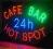 LED REKLAMA HOT SPOT CAFE BAR 79x61 cm ZEW.  24 h