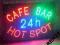 LED REKLAMA HOT SPOT CAFE BAR 79x61 cm ZEW. 24 h