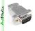 D-SUB  DB9  RS232  wtyk w obudowie plastikowej