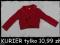 Extra Sweterek bolerko czerwony roz. 86-92