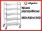 Wózek pięciopółkowy ze stali nierdzewnej 5-półkowy