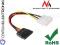 Adapter zasilania MOLEX do SATA power dysk 15pin