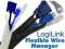 LOGILINK ELASTYCZNY ORGANIZATOR KABLI BLACK / GREY