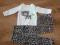 NOWY Komplet  H&amp;M roz. 62 2-4 m PANTERA