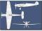 modny obraz vintage samolot , blueprint 100x70 cm