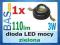 Dioda LED mocy 3W - zielona