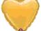 Balon foliowy serce ZŁOTE balony Walentynki 45cm