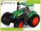 DUZY traktor zielony Farm set +skrętne koła 27cm