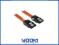 Kabel BitFenix SATA 3 - 30cm oplywowy - pomaranczo