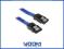 Kabel BitFenix SATA 3 - 30cm oplywowy - niebiesko