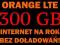 internet orange na kartę 300 GB do 29.09.2015 WOW