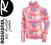 BLUZA ROSSIGNOL 1/2 ZIP WARM STRETCH PINK T 12