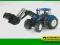 BRUDER 03021 CIĄGNIK NEW HOLLAND T8040 + ŁADOWACZ