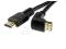 KABEL DO MONITORA HDMI(19PIN) v1.4 M/M 1.8M KĄTOWY