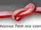 ~FUKSIK~ tasiemka wstążka 2m czerwona w paski 7mm