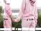 NOWY DRES PINK WELUROWY DLA DZIEWCZYNKI 92-98 CM