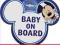 Tabliczka Z Przyssawką - Baby On Board - Mickey