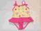 strój kąpielowy KOSTIUM grochy FALBANKI 80 MOTYLKI