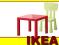 11 mammut zestaw IKEA krzesełko stolik KOLORY